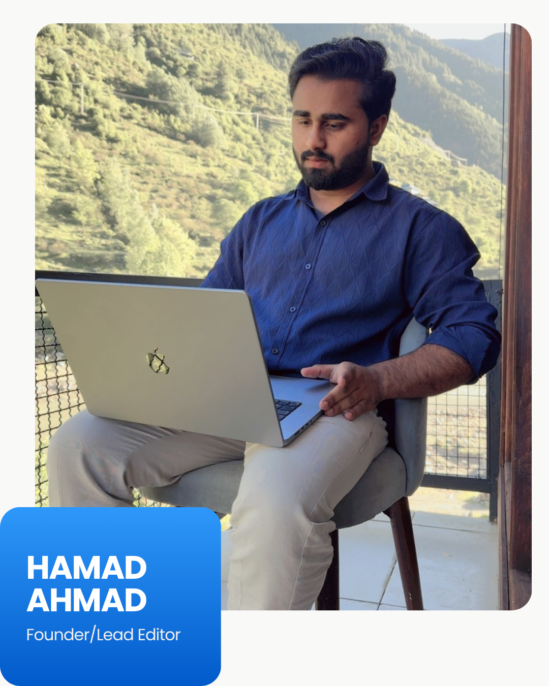Hamad Ahmad, Founder and Lead Editor of Zerova